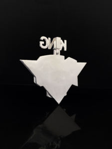 Colgante Personalizado de Acero Inoxidable con Nombre, Estilo Hip Hop, con Diamantes de Imitación CZ - Product Image 3