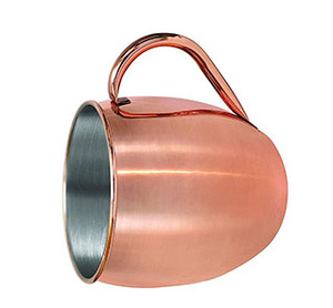 Hammered Moscow Mules Taza de cobre 100% Capacidad de cobre puro (24 Oz) - Product Image 3