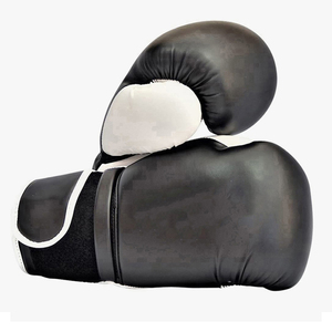 Gants de boxe professionnels en cuir de vachette doré de 16oz personnalisés couleurs blanches personnalisées pour l'entraînement au combat dans les arts martiaux - Product Image 2