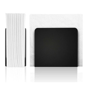 Porte-serviettes en métal noir fabriqué à la main pour la décoration de table avec des couleurs et des tailles personnalisées pour les hôtels et les cafés avec des tailles - Product Image 6