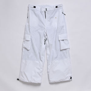 Pantalones de nieve de carga holgados a prueba de agua pantalones de gran tamaño ropa de calle personalizada Snowboard Unisex pantalones de esquí de pierna ancha sueltos pantalones de hombre - Product Image 1