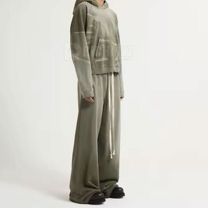 Survêtement de qualité supérieure, style unique, logo personnalisé, lavage à l'acide, tendance de la mode, prix d'usine, survêtements pour hommes - Product Image 3