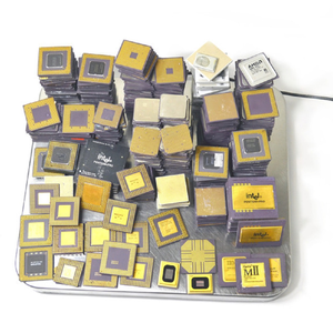 Pentium Pro Gold Ceramic CPU <b>Scrap</b> CPU <b>Processor</b> <b>Scrap</b> With Gold Pins - Product Image 1