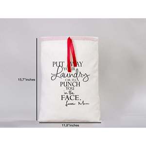 Personalized Drawstring Pouches <b>Red</b> Ribbon Screen for <b>Bracelets</b> Clothing Watches Crafts Storage-Dimensions 12W X 16H (30 X 40 - Product Image 3