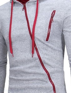 Sudaderas con Capucha para Hombre, Invierno, Cierre de Cremallera, 100% Algodón, Diseño de Logotipo Personalizado, Alta Calidad, Ecológicas, Casuales - Product Image 3