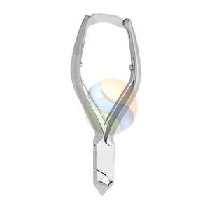 Pince à cuticules professionnelle en acier inoxydable allemand avec lames à joint en boîte tranchantes, pince à ongles et à cuticules robuste, fabrication - Product Image 6