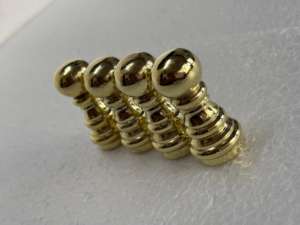 Luxury Solid Brass Scroll Knobs <b>for</b> Kitchen <b>Cabinets</b>-Expertly <b>Crafted</b> Eco-Friendly Furniture Handles Timeless Elegance Durable - Product Image 2