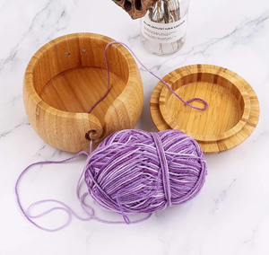 Bol en fil de bois hautement recommandé-Design en bois naturel pour des séances de tricot et de crochet lisses VIET FARGIMEX - Product Image 5