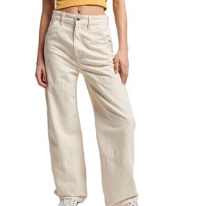 Fabricant de pantalons baggy en jean pour femmes sur mesure, vente en gros OEM, streetwear, jeans baggy pour femmes - Product Image 1