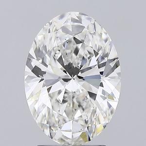IGI 3.01 ct ovale taille laboratoire cultivé diamant VS1 clarté écologique diamant en vrac pour bague de couleur F VS clarté laboratoire diamant bijoux - Product Image 1