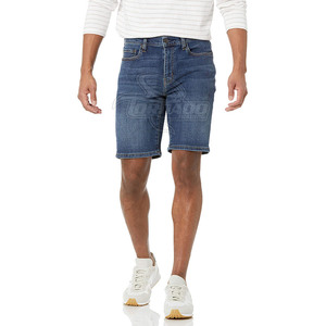 Custom Design Men's Casual Mid <b>Waist</b> 100% Cotton <b>Jeans</b> <b>Shorts</b>-Quick Dry Breathable <b>High</b> Quality Outdoor Wear - Product Image 2