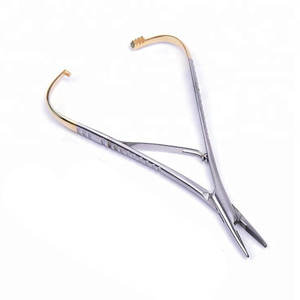 ที่จับเข็มทำฟันแบบแมนนวล สแตนเลส รุ่นใหม่  คีมจับเข็ม  อุปกรณ์ผ่าตัดจัดฟัน - Product Image 6