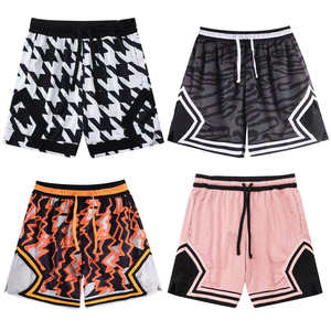 High Street Men's <b>Basketball</b> Shorts Casual Sports Fitness Mesh Quick Dry Breathable Mid Waist Plus Size - Product Image 1