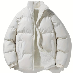 Veste d'hiver en duvet à bulles pour hommes, haute qualité, vente à chaud, régulière, légère, imperméable, fermeture à double boutonnage - Product Image 1