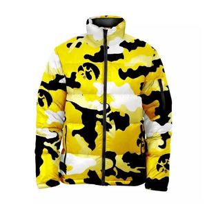 Chaqueta acolchada de gran tamaño unisex, abrigo de burbujas con capucha impermeable de camuflaje de peso pesado de invierno, ropa informal cálida con logotipo personalizado de talla grande - Product Image 4