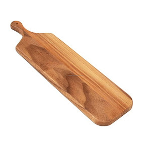 Grande planche de service réversible en bois d'acacia dur de qualité supérieure Bloc à découper pratique pour boucher - Product Image 6