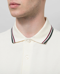 Polo Ligero de Hombre, 100% Algodón Tejido, Transpirable, de Alta Calidad, con Botones, Diseño Sólido, Corte Ajustado, 200 g - Product Image 5