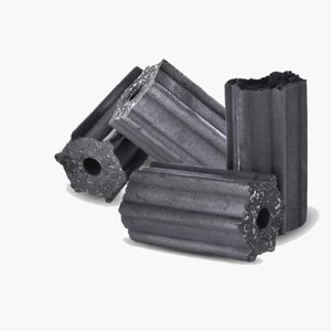 Briquettes de charbon de bois hexagonales noires (bois dur) - Charbon de bois pour barbecue et chicha à combustion longue durée et sans fumée - Product Image 2