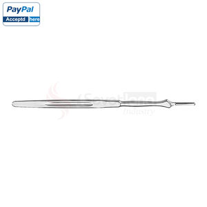 SEVETLANA INDUSTRY Poignée de scalpel dentaire en acier inoxydable #3 antirouille légère et durable - Product Image 5