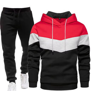 Survêtement Homme Automne Hiver 100% Coton Nouveau Design Tendance Motif Solide Grande Taille Séchage Rapide Respirant Vente en Gros - Product Image 1