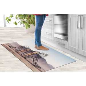 Burning Man Scene Printed <b>Rug</b>: Unique, Modern, Soft, Large, <b>Thin</b>,Nonwoven <b>Thin</b> <b>Rug</b> - Product Image 5