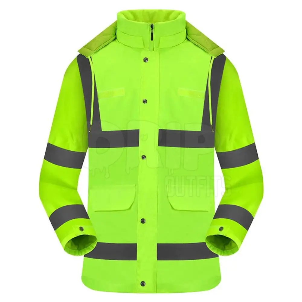 Veste haute visibilité Offres Spéciales imperméable de protection d'approvisionnement d'usine meilleure veste haute visibilité réfléchissante de qualité