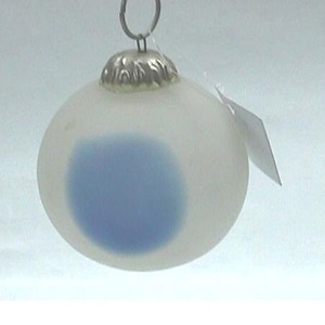 Boules de Noël en verre bleu de 7,5 cm pour décorations intérieures et extérieures, fêtes festives, TVAKM - Product Image 6