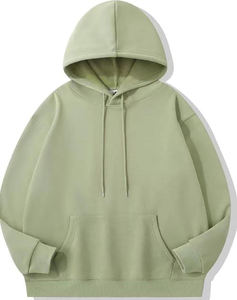 Sweat à capuche zippé pour homme en gros, haute qualité, 380-480 g/m², basiques d'automne, coton mélangé, molleton non doublé, surdimensionné, brodé - Product Image 4