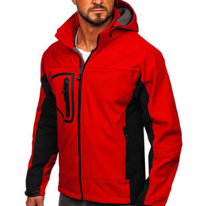 Parka d'extérieur design personnalisé OEM TPU, veste parka en polyester softshell imperméable contrecollée pour hommes veste Varsiti - Product Image 3