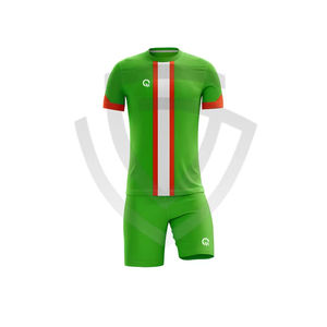 Uniformes de Fútbol de Alta Calidad con Logotipo Personalizado, 100% Poliéster, Secado Rápido, Transpirables, Cuello en V, para Hombre, Último Diseño - Product Image 1