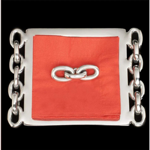Servilletero de diseño de cadena de Metal de lujo, accesorios de mesa modernos hechos a mano, decoración Premium para el hogar, organizador de comedor, regalo de boda - Product Image 1