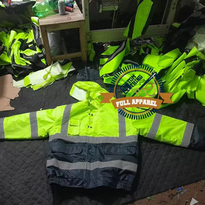 Las 20 chaquetas de seguridad reflectantes recién llegadas, el mejor Material de poliéster de protección para actividades acuáticas marinas, uniformes de servicio OEM - Product Image 1