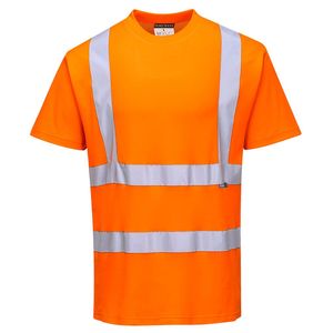 Camiseta de Trabajo de Alta Visibilidad para Hombre, Reflectante, Transpirable, 100% Algodón, Uniforme Industrial OEM - Product Image 4