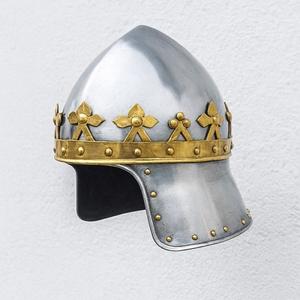 Casco de armadura medieval náutica antigua de Calvin Handicraft Die-Cast Technique Fancy Battle Knight para regalo de venta - Product Image 1