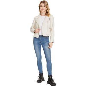 El mejor diseño en personalización de color sólido Haga un producto de calidad superior Chaquetas de cuero para exteriores para mujer - Product Image 3