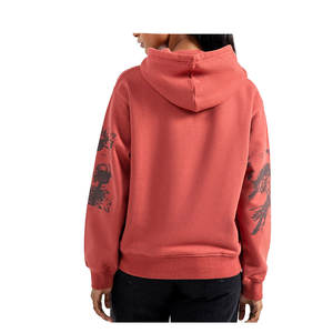 Personnalisé femmes tricoté imprimé anti-rides respirant sweat durable hiver rue mode avant Logo fabriqué sur commande - Product Image 6