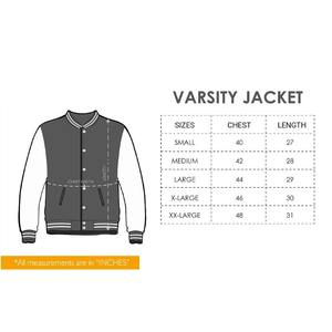 Customized Team Varsity Jacket Embroidery Reversible Wool Design Winter Men's Sporty Coat Custom Patches Stand Collar Windproof - Product Image 6