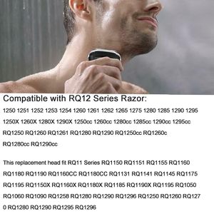 Cabezal de Repuesto Triple para Afeitadora Eléctrica, Compatible con Afeitadoras Eléctricas USB, Uso en Seco/Húmedo para Cara y Cuerpo, Lavable - Product Image 5