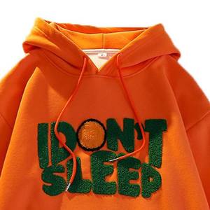 เสื้อฮู้ดดี้ผู้ชายผ้าฝ้าย 100% ระบายอากาศได้ดี ปักลายเชนีล ปรับแต่งได้ตามต้องการ เป็นมิตรกับสิ่งแวดล้อม แขนยาว คุณภาพพรีเมียม - Product Image 2