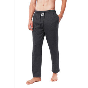 Men's Trendy Casual Pants 100% Cotton Canvas Sweatpants with <b>Drawstring</b> Closure Flat Front Mid Waist Casual <b>Trousers</b> - Product Image 1