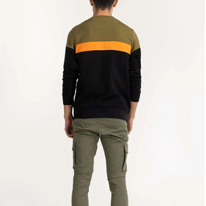 เสื้อกันหนาวผ้าฝ้าย100% คอลูกเรือขนแกะ260gsm พิมพ์โลโก้ได้ตามต้องการ - Product Image 4