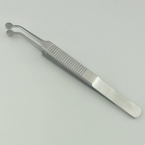 Pince à épiler de massage des paupières en acier inoxydable de qualité supérieure Arita Tauber Meibomian Gland Expressor-Pointe ronde - Product Image 2