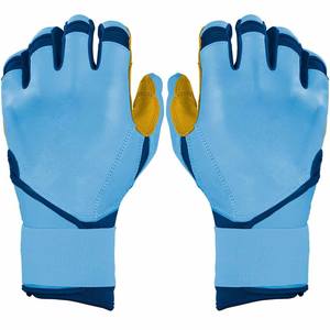 Guantes de bateo de béisbol y softbol de cuero personalizados de alta calidad Guantes cómodos de puño largo profesional - Product Image 1