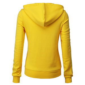 Sudadera con Capucha Unisex al por Mayor para Mujer, Color Sólido Informal, 100% Algodón, Forro Polar Transpirable, Colores Personalizados, Impresión Frontal por Sublimación - Product Image 3
