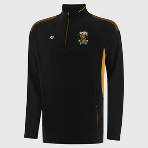 High Street Style GAA Hurling Hombres 1-4 Half Zip Tops Alta calidad 100% Sudaderas con capucha de algodón Sudaderas Patrón sólido Front Digital - Product Image 1