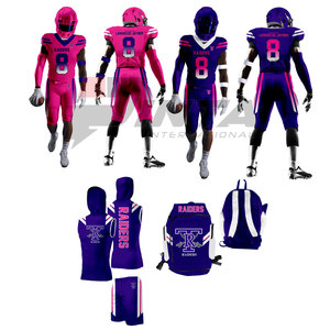 El mejor uniforme de fútbol americano de Color de contraste de Material, uniforme de práctica de fútbol americano - Product Image 1