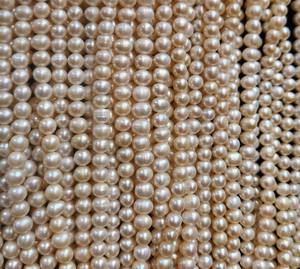 Perles de culture d'eau douce blanches 8 mm lisses certifiées par un tiers, brins en vrac pour la fabrication de bijoux, changement de couleur optique - Product Image 1