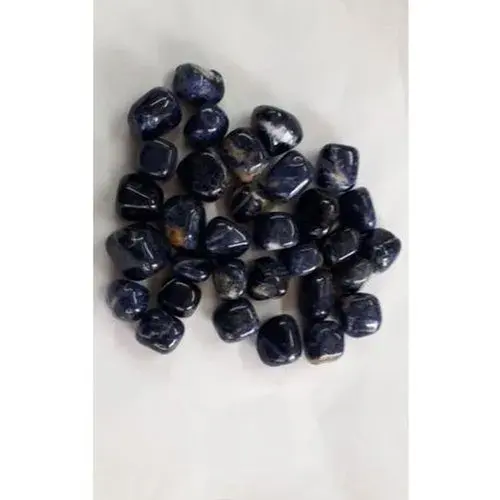 Factory Wholesale Dark Blue Tumbled Stone Available In Best Quality Natural Stone Garden Flower Decorative