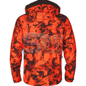 Chaqueta de invierno de algodón impermeable personalizada para hombre, chaqueta de caza de lona clásica con capucha, venta al por mayor, ropa para exteriores de Pakistán - Product Image 2