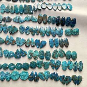 Shattuckite Stone Cabochon Piedras preciosas sueltas Corte ovalado 3mm Altura del artículo Alta calidad Natural - Product Image 2